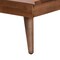 Baxton Studio Melora Mid-Century Modern Walnut Brown Finished Wood and Rattan Twin Size 5-Piece Bedroom Set 241-11178-11179-11298-11298-11299-11300-ZORO - alternate 2